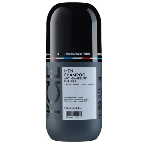 ICE by Natura Siberica TOPGUN Men Шампунь для предотвращения появления перхоти, 250 мл