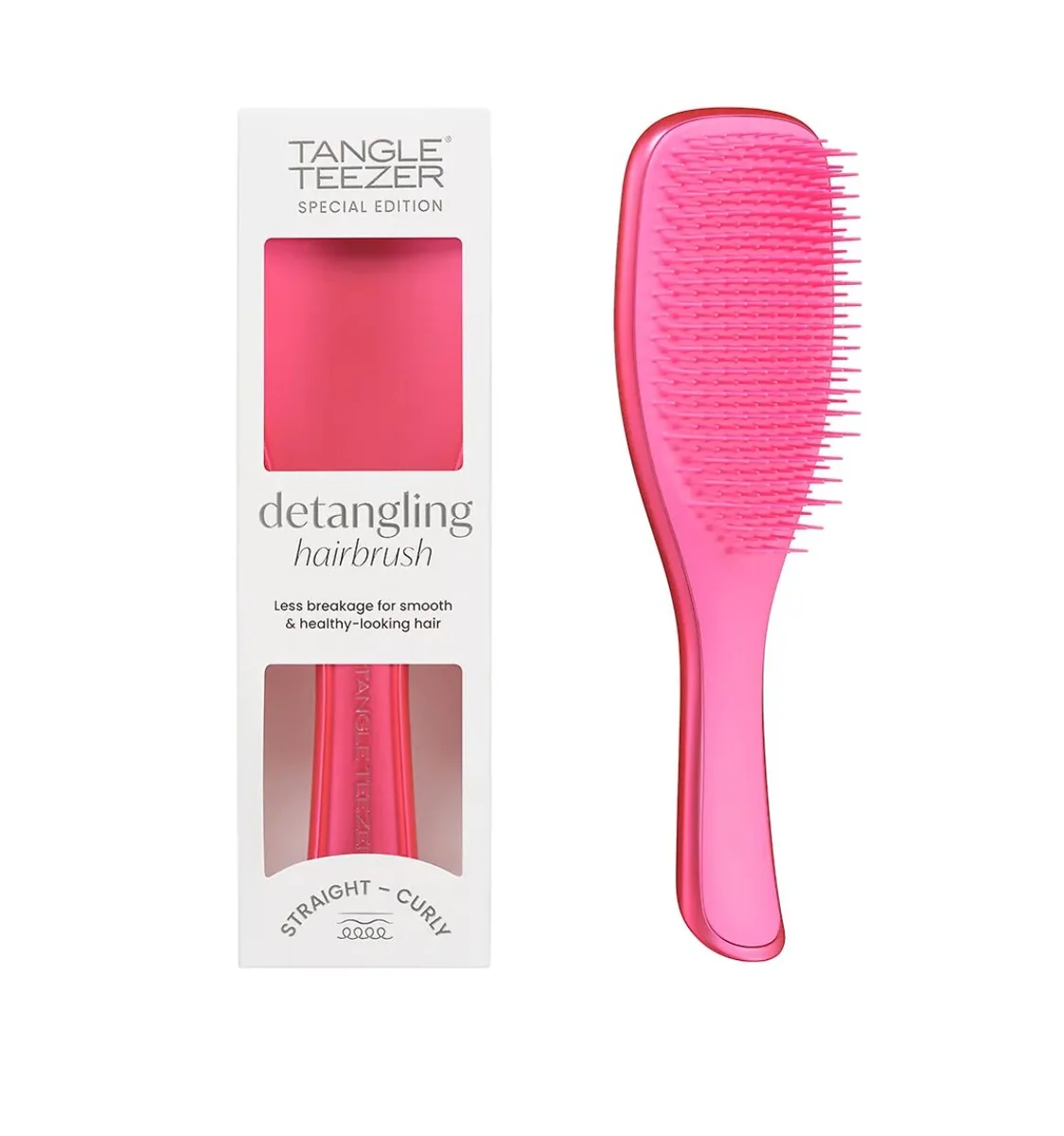 Расческа для распутывания волос Tangle Teezer The UItimate Detangler Chrome Afterparty Pink