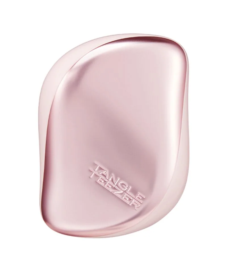Расческа для распутывания волос Compact Styler Pink Matte Chrome, размер mini