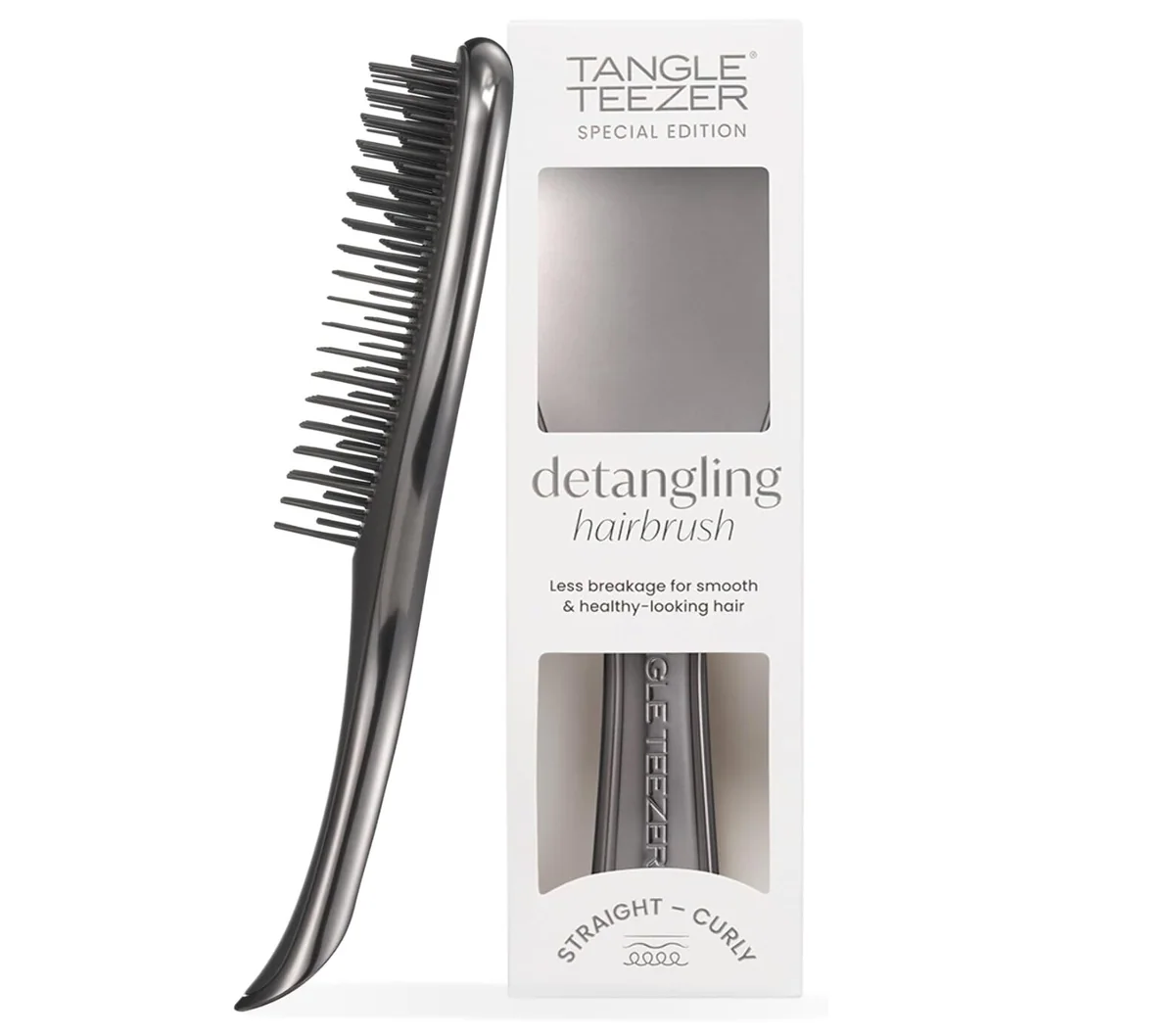 Расческа Tangle Teezer The Ulimate Detangler Chrome Midniglt Silver
