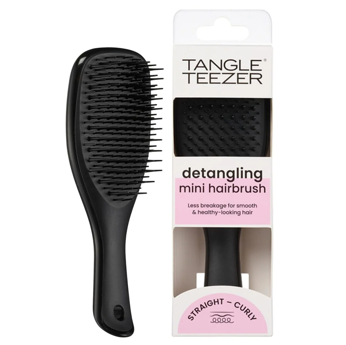 Расческа для распутывания волос Tangle Teezer The Uitimate Detangler Liquonice Black, размер Mini