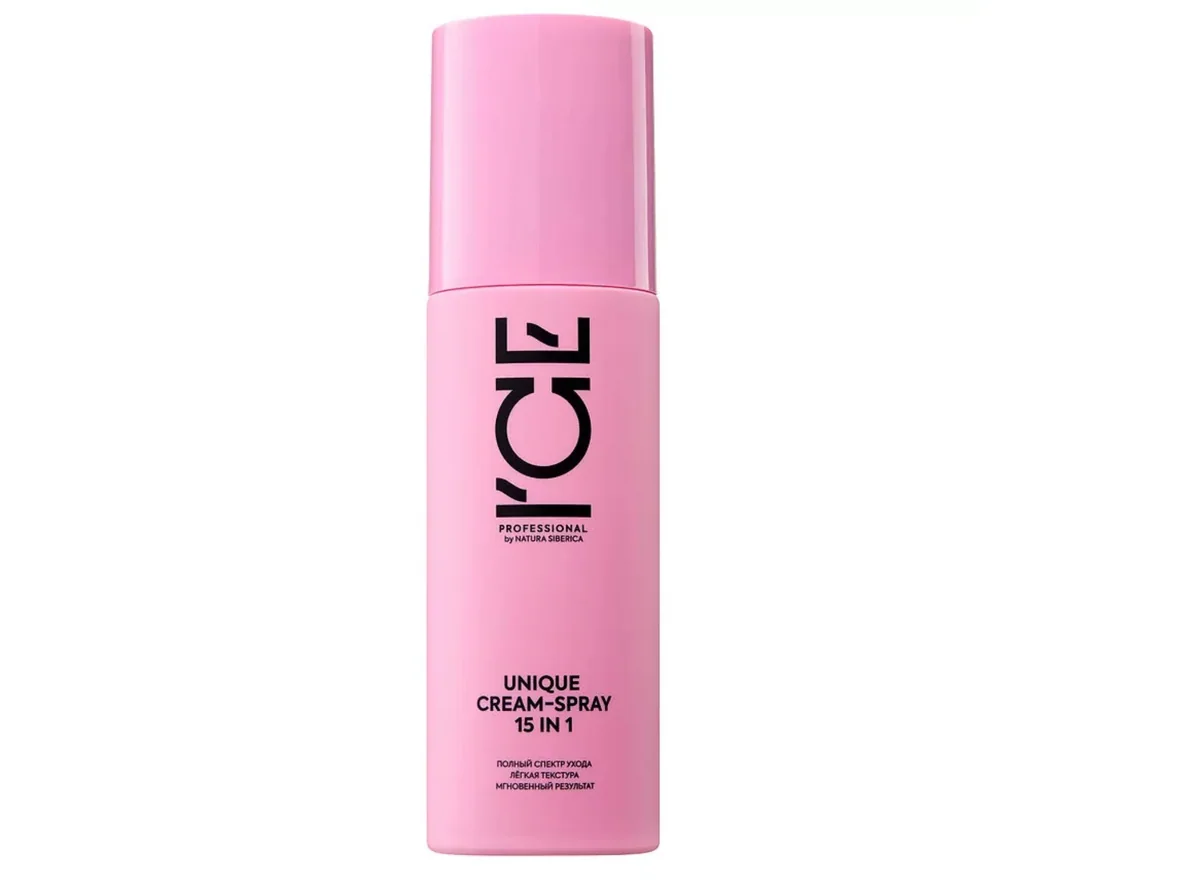 ICE by Natura Siberica Многофункциональный спрей для волос 15 в 1, 150 мл