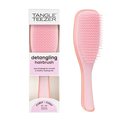 TANGLE TEEZER Расческа The Ultimate Detangler Naturally Curly "Mango Pink"