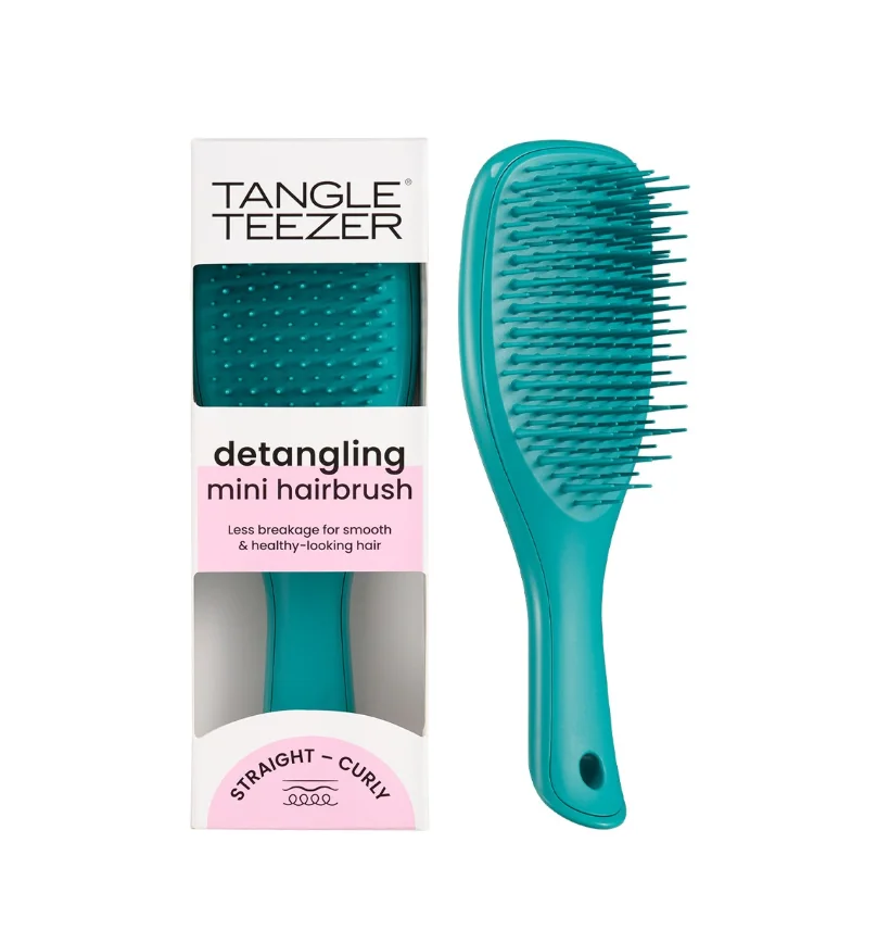 TANGLE TEEZER Расческа для распутывания волос The Ultimate Detangler Mini "Transformative Teal"