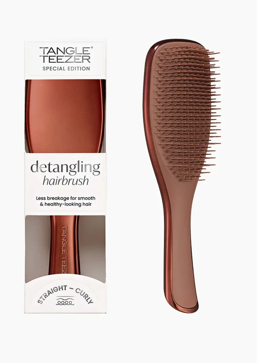 TANGLE TEEZER Расческа для распутывания волос The Large Ultimate Detangler "Chrome Chocolate Bronze"